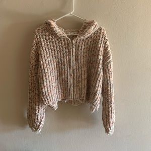 Cozy knit sweater multi colored
